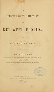 Cover of: A sketch of the history of Key West