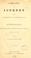 Cover of: Narrative of a journey from Tulpehocken, in Pennsylvania, to Onondago, the headquarters of the Six nations of Indians