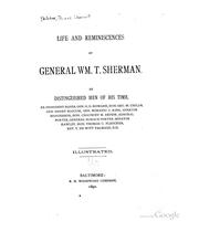 Cover of: Life and reminiscences of General Wm. T. Sherman.