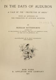 Cover of: In the days of Audubon by Hezekiah Butterworth