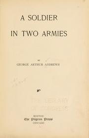 Cover of: A soldier in two armies