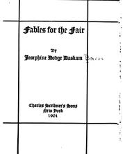 Cover of: Fables for the fair