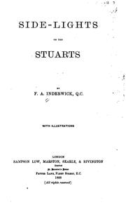 Cover of: Side-lights on the Stuarts | F. A. Inderwick