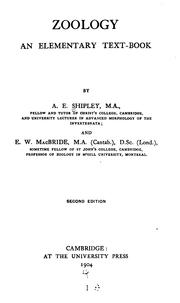 Cover of: Zoology by Shipley, A. E. Sir