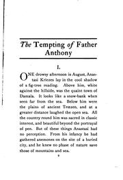 Cover of: The tempting of Father Anthony