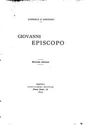 Giovanni Episcopo by Gabriele D'Annunzio