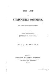 Cover of: The life of Christopher Columbus.: From authentic Spanish and Italian documents.