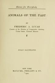 Cover of: Animals of the past