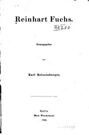 Cover of: Reinhart Fuchs