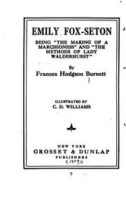 Cover of: The methods of Lady Walderhurst by Frances Hodgson Burnett