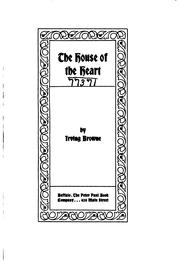 Cover of: The house of the heart