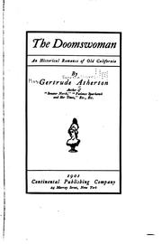 Cover of: The  doomswoman | Gertrude Atherton