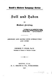 Cover of: Soll und haben by Gustav Freytag