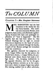 Cover of: The column by Marriott, Charles