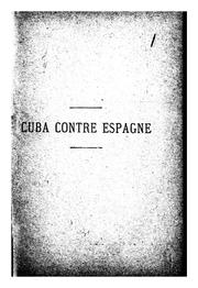 Cover of: Cuba contre Espagne