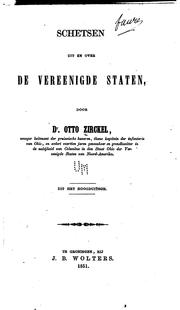 Cover of: Schetsen uit en over de Vereenigde Staten