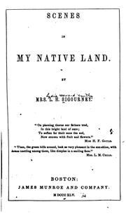 Cover of: Scenes in my native land