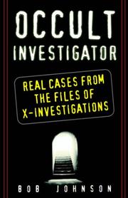 Cover of: Occult investigator by Bob Johnson
