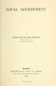 Cover of Local government