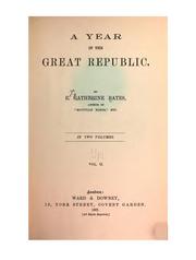 Cover of: year in the great republic | E. Katherine Bates