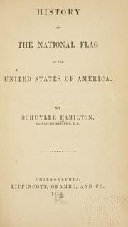 Cover of: History of the national flag of the United States of America.