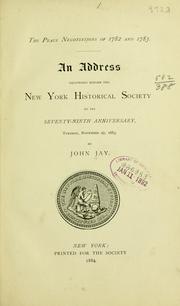 The peace negotiations of 1782 and 1783