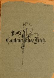 Cover of: Diary of Captain Jabez Fitch.