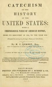 Cover of: Catechism of the history of the United States