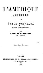 Cover of: L' Amérique actuelle