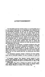 Cover of: Documents sur les imprimeurs, libraires: cartiers, graveurs, fondeurs de lettres, relieurs, doreurs de livres, faiseurs de fermoirs, enlumineurs, parcheminiers et papetiers ayant exercé à Paris de 1450 à 1600. Recueillis aux Archives nationales et au Département des manuscrits de la Bibliothèque nationale