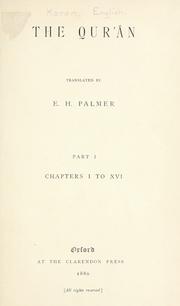 Cover of: The Qurʼân by translated by E.H. Palmer.