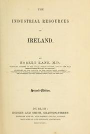 Cover of: The industrial resources of Ireland.