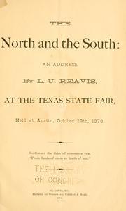 Cover of: The North and the South: an address