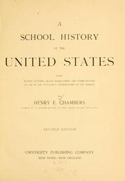 Cover of: A school history of the United States ...