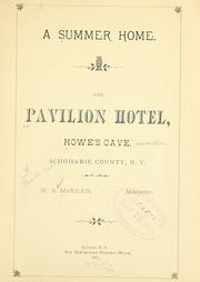 Cover of: summer home | Howes Cave Association.