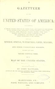 Cover of: A gazetteer of the United States of America ...