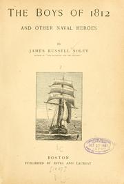Cover of: boys of 1812 and other naval heroes