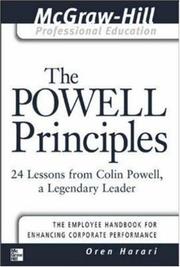 Cover of: The Powell principles by Oren Harari
