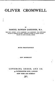 Cover of: Oliver Cromwell by Gardiner, Samuel Rawson
