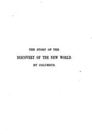 Cover of: The story of the discovery of the New world by Columbus. by Frederick Saunders