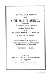 Cover of: A chronological history of the civil war in America.