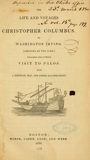 Cover of: The life and voyages of Christopher Columbus. by Washington Irving