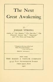 Cover of: The next great awakening