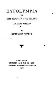 Cover of: Hypolympia: or, The gods in the island, an ironic fantasy