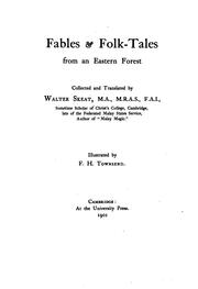 Cover of: Fables & folk-tales from an eastern forest. by Walter W. Skeat