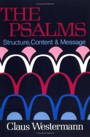 Cover of: The Psalms: structure, content & message