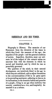 Cover of: Sheridan and his times. by Earle, William