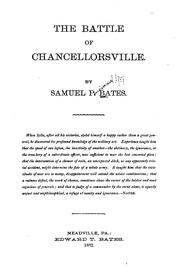 Cover of: The battle of Chancellorsville.