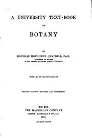 Cover of: A university text-book of botany