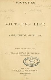 Cover of: Pictures of southern life, social, political, and military.